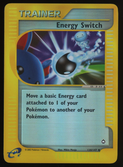 Pokemon 2002 - Aquapolis - Energy Switch - Reverse Holo - 120/147 - Image 1