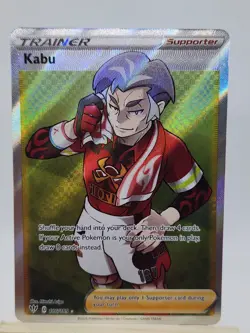 Pokemon Kabu 186/189 Ultra Rare Full Art Holo Trainer Darkness Ablaze TCG - Image 1