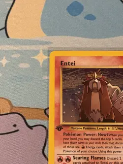 Pokemon TCG Neo Revelation 1st Edition Holo Rare Entei 6/64 - Image 3