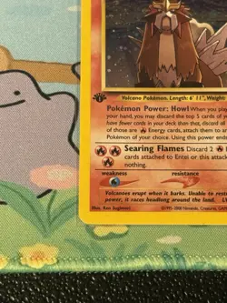 Pokemon TCG Neo Revelation 1st Edition Holo Rare Entei 6/64 - Image 5