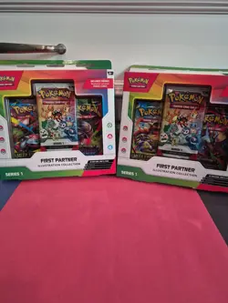 Pokemon First Partner Illustration Collection Series 1 Sealed 2 Box Lot 🔥 - Image 1