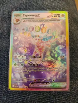 Espeon ex 2025 Pokemon Prismatic Evolutions #155 SIR - Image 1