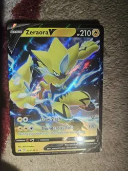 Pokemon TCG Zeraora v 053/159 SWSH: Crown Zenith Ultra Rare - Image 1