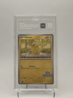 2024 Pokemon SV Black Star Promos Pikachu #214 TAG 10 - Image 1