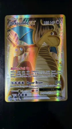 Pokemon TCG XY Evolutions Dragonite EX Full Art Ultra Rare Card 106/108 Holo NM - Image 1