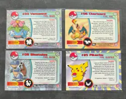 Pokemon TOPPS Series 1 - Complete BLACK logo set 90/90 - Excellent condition - Image 5