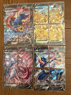 Mewtwo, Pikachu, Greninja, + Zacian V-Union Black Star Promo Set of 4 - Pokemon - Image 1