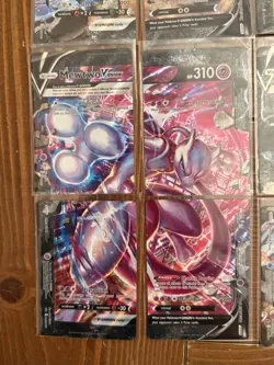 Mewtwo, Pikachu, Greninja, + Zacian V-Union Black Star Promo Set of 4 - Pokemon - Image 3