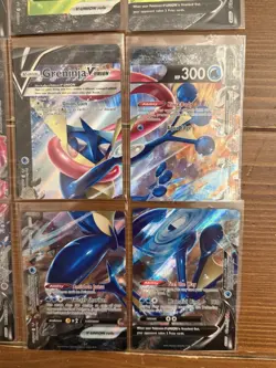 Mewtwo, Pikachu, Greninja, + Zacian V-Union Black Star Promo Set of 4 - Pokemon - Image 4