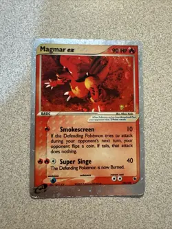 The Pokemon Company Magmar ex EX Ruby & Sapphire 100/109 Holo 90HP Ultra Rare - Image 1