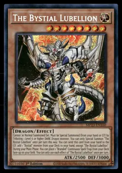 The Bystial Lubellion MP23-EN160 Prismatic Secret Rare Yu-Gi-Oh 1st Edition NM - Image 1