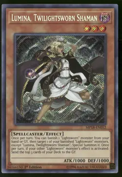 Lumina, Twilightsworn Shaman MP18-EN052 Secret Rare Yu-Gi-Oh 1st Edition NM - Image 1