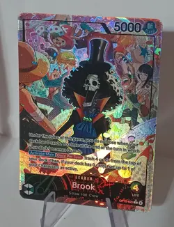 OP15-022 Leader Alt-Art Brook Brook Straw Hat Crew One Piece - Image 1