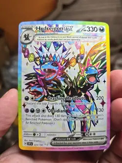 Pokemon TCG Hydreigon EX Full Art Ultra Rare Holo Card Surging Sparks 223/191 Nm - Image 1