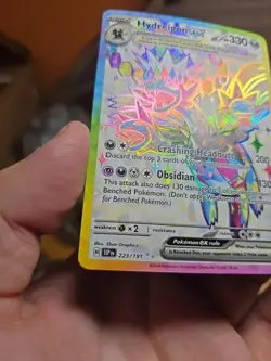 Pokemon TCG Hydreigon EX Full Art Ultra Rare Holo Card Surging Sparks 223/191 Nm - Image 2