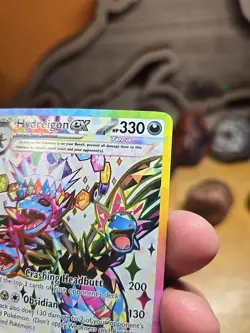 Pokemon TCG Hydreigon EX Full Art Ultra Rare Holo Card Surging Sparks 223/191 Nm - Image 5