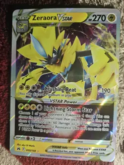 Zeraora VSTAR 055/159 Ultra Rare Crown Zenith Pokemon Card - Image 1