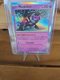 Pokemon Munkidori TCG Holo Prismatic Card 044/131 Evolutions - Image 1