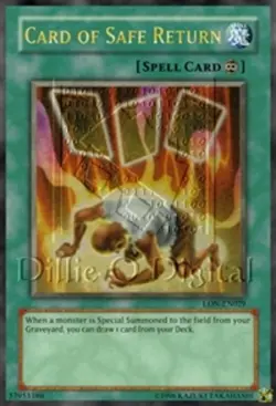 Yugioh! MP Card of Safe Return - HL07-EN005 - Parallel Rare - Limited Edition Mo - Image 1