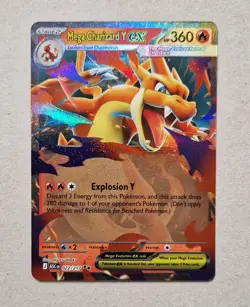 Mega Charizard Y ex - Double Rare Pokemon Card Ascended Heroes #022 Holo 2026 - Image 1