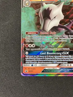 Alolan Marowak GX SM187 Ultra Rare Holo Promo Pokemon Card - Image 2