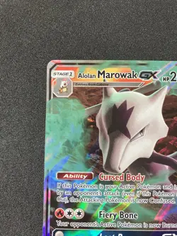Alolan Marowak GX SM187 Ultra Rare Holo Promo Pokemon Card - Image 5
