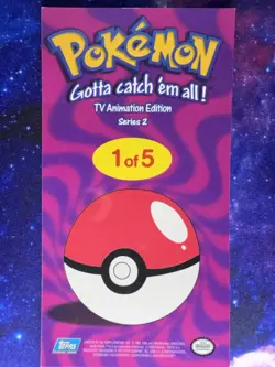 Pokemon Topps TV Animation Edition Series 2 Jumbo Holo Cards Complete Set Of 5 - Image 3