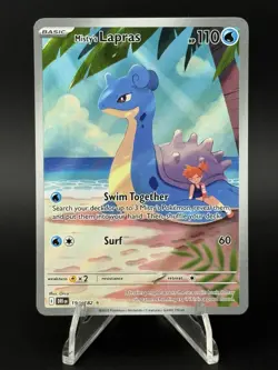 Misty’s Lapras 194/182 Illustration Rare 2025 Pokemon Destined Rivals Card NM+ - Image 1