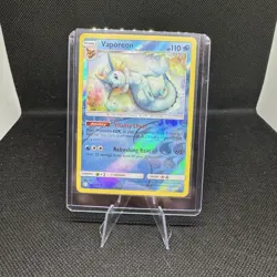 Pokemon Vaporeon Rare Holo Card SM Unbroken Bonds 92/214 Bubble Jet 110 HP - Image 1