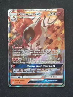 POKEMON CARD - Volcarona GX 35/236 COSMIC ECLIPSE - ENGLISH HOLO RARE - Image 1