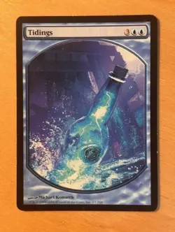 Magic the Gathering MTG Tidings Textless Player Rewards Promo MP - Image 1