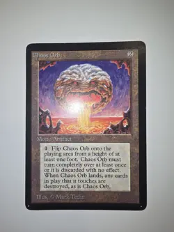 MTG - Chaos Orb - Collector's Edition CE - Magic the Gathering - Cut Corners - Image 1