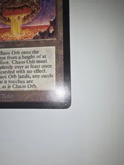 MTG - Chaos Orb - Collector's Edition CE - Magic the Gathering - Cut Corners - Image 2