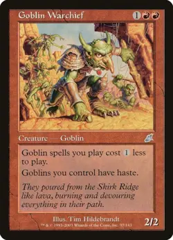 MtG Goblin Warchief 97/143 Scourge Regular Uncommon - Image 1