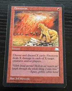 Firestorm - Weatherlight MTG Magic the Gathering - Image 1