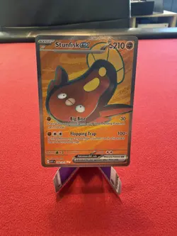Stunfisk ex 252/217 Ultra Rare ME: Ascended Heroes Pokemon Holo Near Mint - Image 1