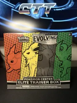Evolving Skies Pokemon Center Elite Trainer Box [Flareon/Jolteon/Umbreon/Leaf] - Image 1