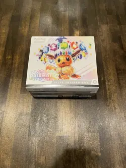 Pokemon Prismatic Evolutions Elite Trainer Box Eevee English 2024 SEALED - Image 1