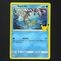 Squirtle 17/25 Holo - McDonald's Promo - Pokemon Card - Image 3
