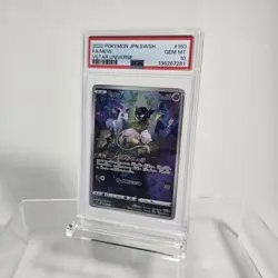 PSA 10 JAPANESE POKEMON 2022 V STAR UNIVERSE MEW FULL ART AR HOLO #183 - Image 2