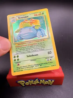 Venusaur 15/102 WoTC 1999 Base Set Unlimited Holo Rare - Pokemon TCG - MP/HP - Image 2