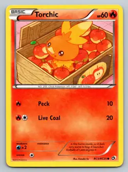 Torchic RC5/RC25 Holo Legendary Treasures: Radiant Collection Pokemon TCG MP - Image 1