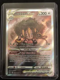 Pokemon TCG Regigigas VSTAR GG55/GG70 Crown Zenith Galarian Gallery NM - Image 1