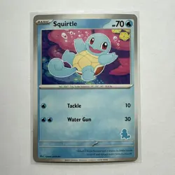 Squirtle My First Battle Deck Exclusive Stamp Pokemon English playing card - Image 1
