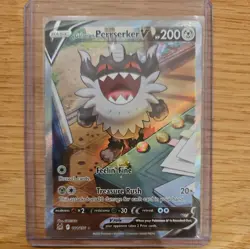 Galarian Perrserker V 184/196 Pokemon TCG Lost Origin NM - Image 1