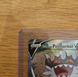 Galarian Perrserker V 184/196 Pokemon TCG Lost Origin NM - Image 3