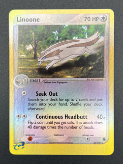 Linoone - 38/109 - EX Ruby & Sapphire - Reverse Holo - NM - Pokemon TCG - Image 2