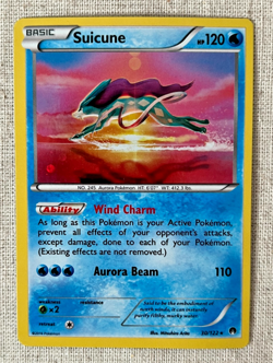 Suicune 30/122 Cosmos Holo Rare Pokemon XY Breakpoint 2016 - Image 1