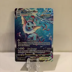 Vaporeon VMAX SWSH182 Alt Art Black Star Promo 2021 Pokemon TCG - Image 1