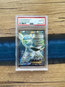 2016 Pokemon XY Fates Collide Glaceon EX Full Art #116 PSA 10 Gem Mint - Image 3